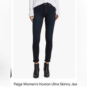 Paige women’s Hoxton ultra skinny jeans- PERFECT CONDITION